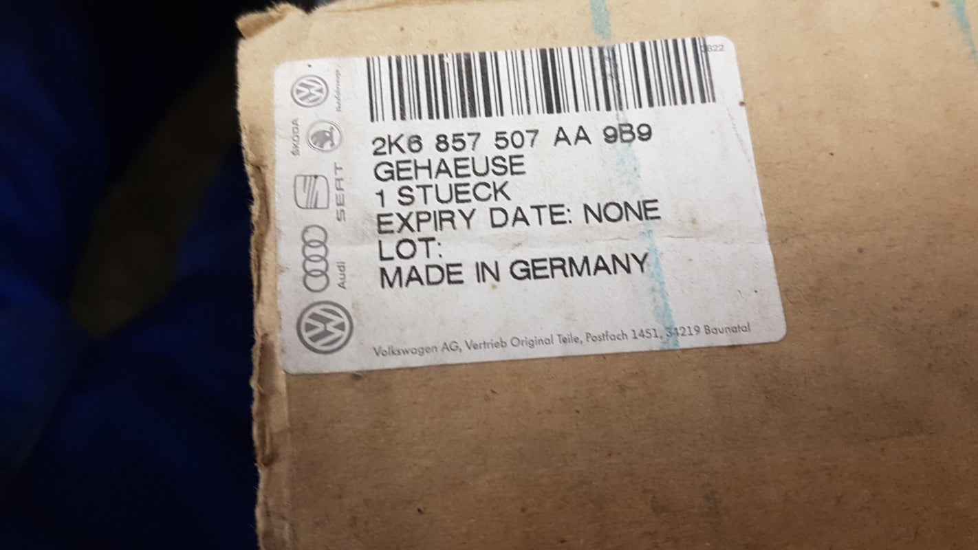 Original OE Volkswagen Außenspiegel Gehäuse 2K6857507AA9B9