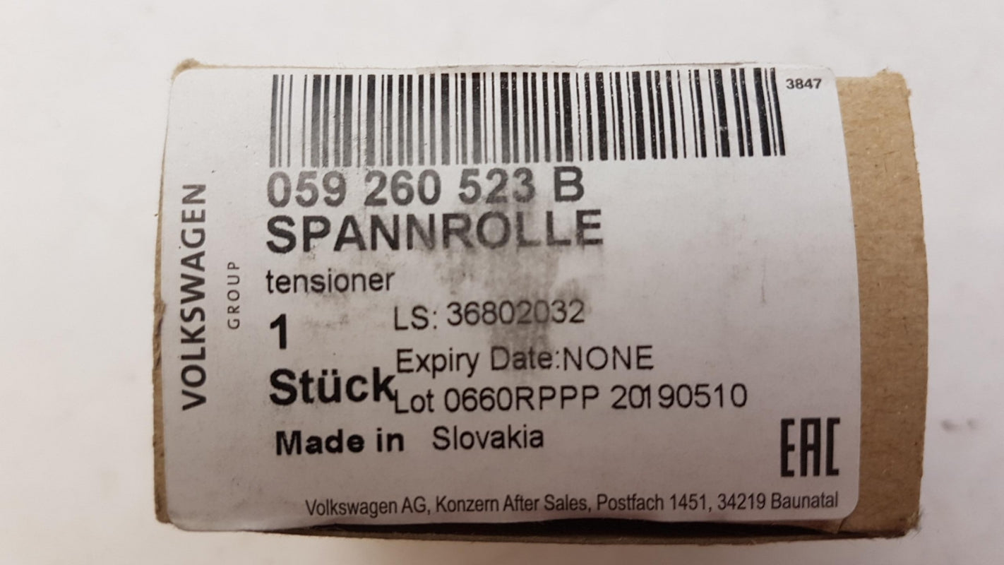 Original OE Volkswagen Riemenspanner 059260523B