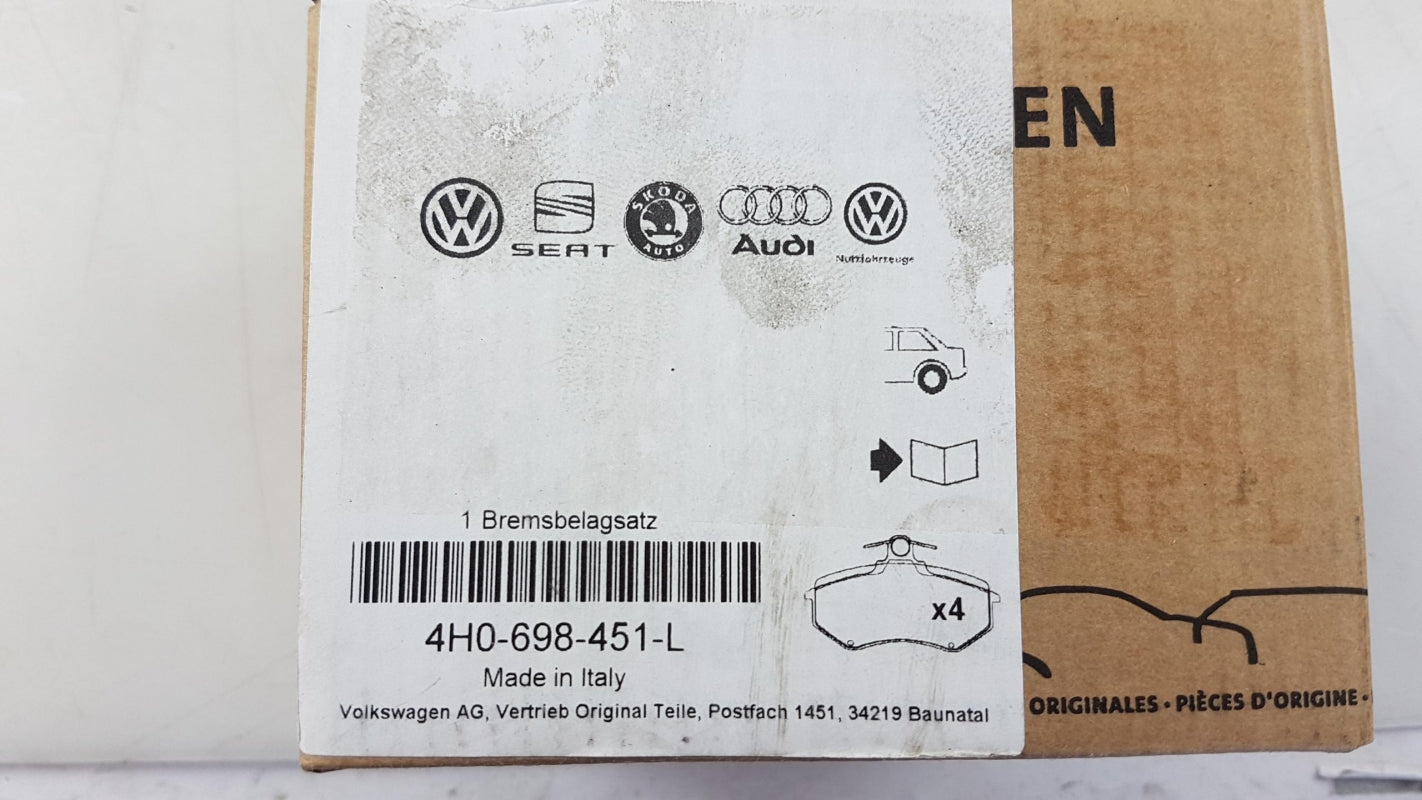 Original OE Volkswagen Bremsbeläge 4H0698451L