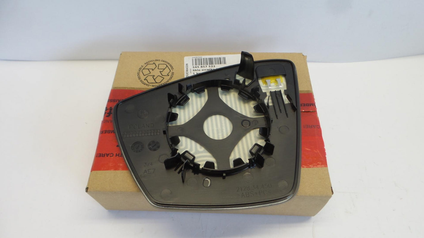 Original SKODA Kodiaq Karoq Außenspiegelglas konvex rechts 565857522