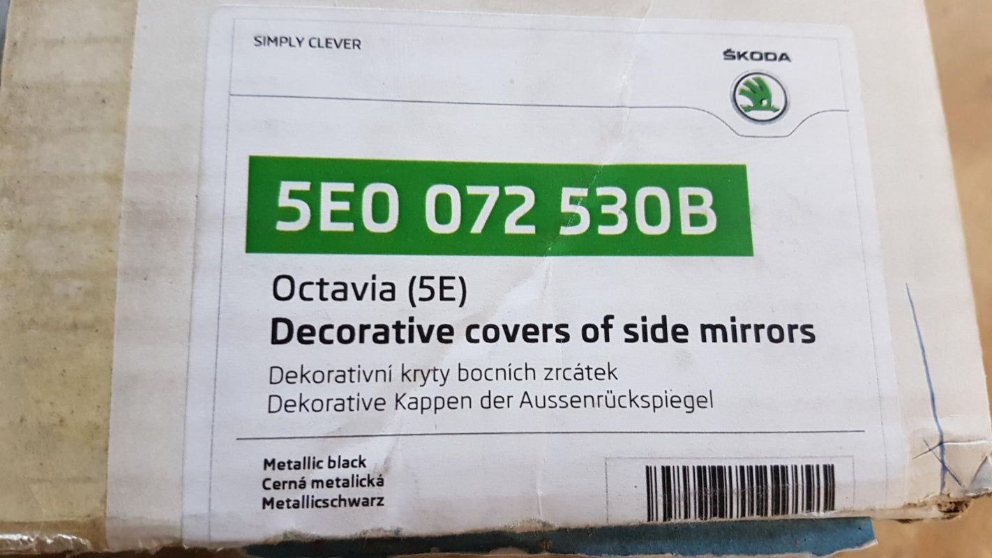 Original OE Volkswagen Außenspiegel Abdeckung 5E0072530B