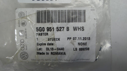 Original VW Golf Mk7 Drucktaster für Tiptronic schwarz weiss links 5G0951527BWHS