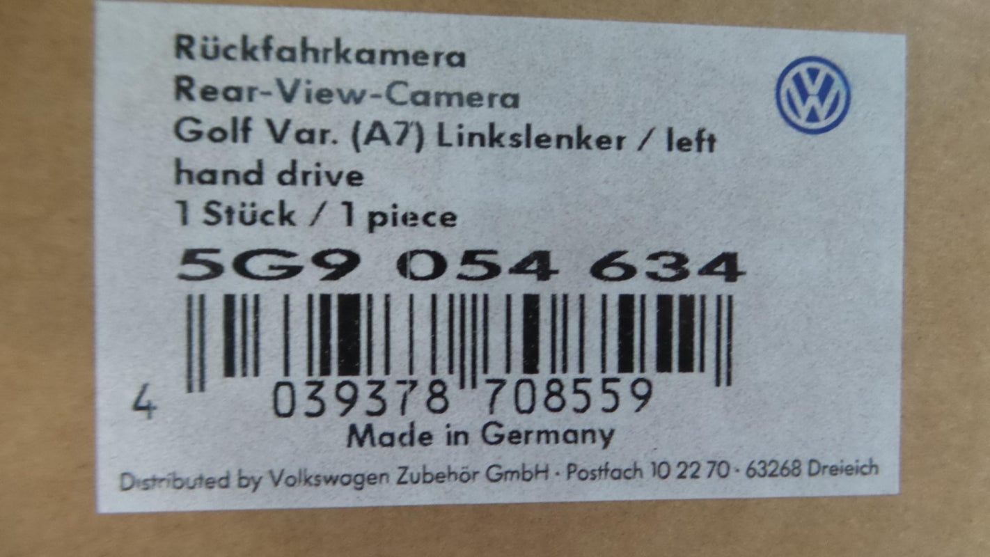 Original VOLKSWAGEN Golf VII Rückfahrkamera Hinten 5G9054634