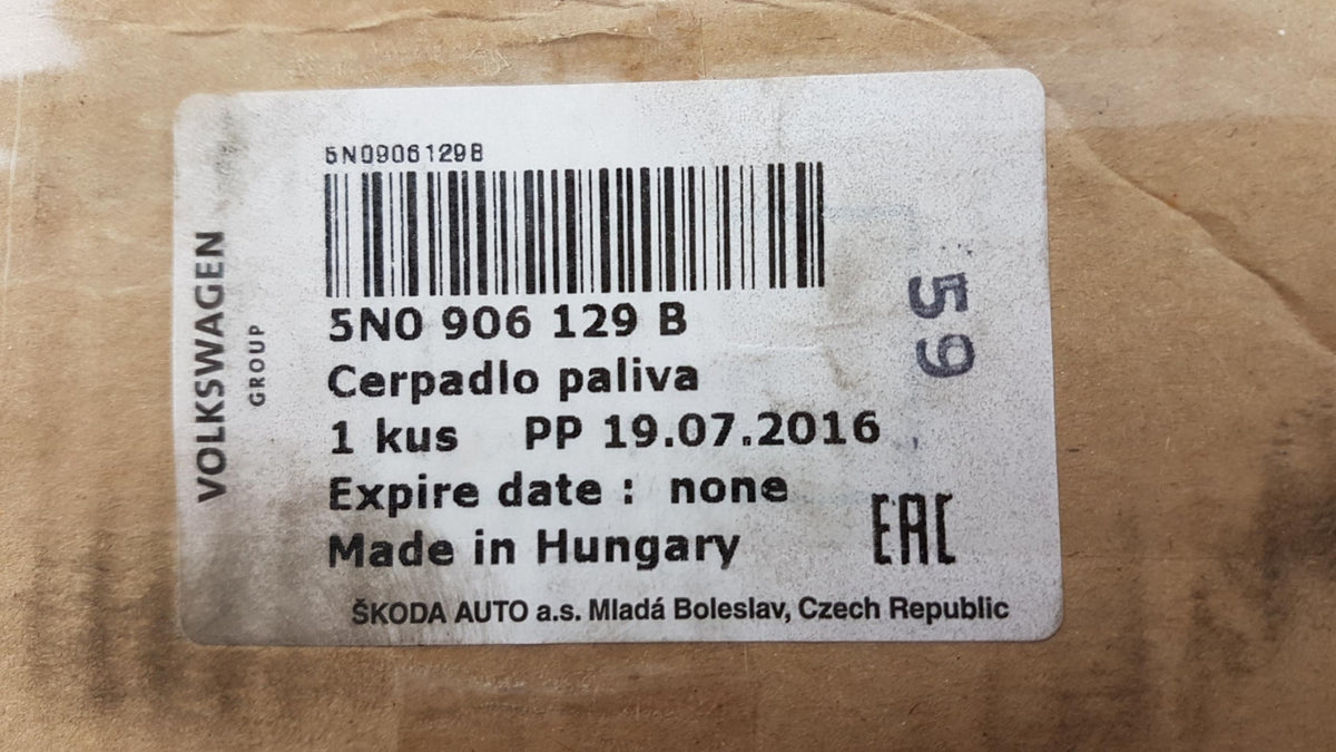 Original OE Volkswagen Kraftstoffpumpe 5N0906129B