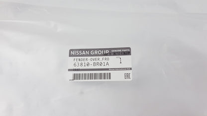 Original NISSAN Qashqai J10E Kotflügel Zierleiste Vorne Rechts 63810BR01A
