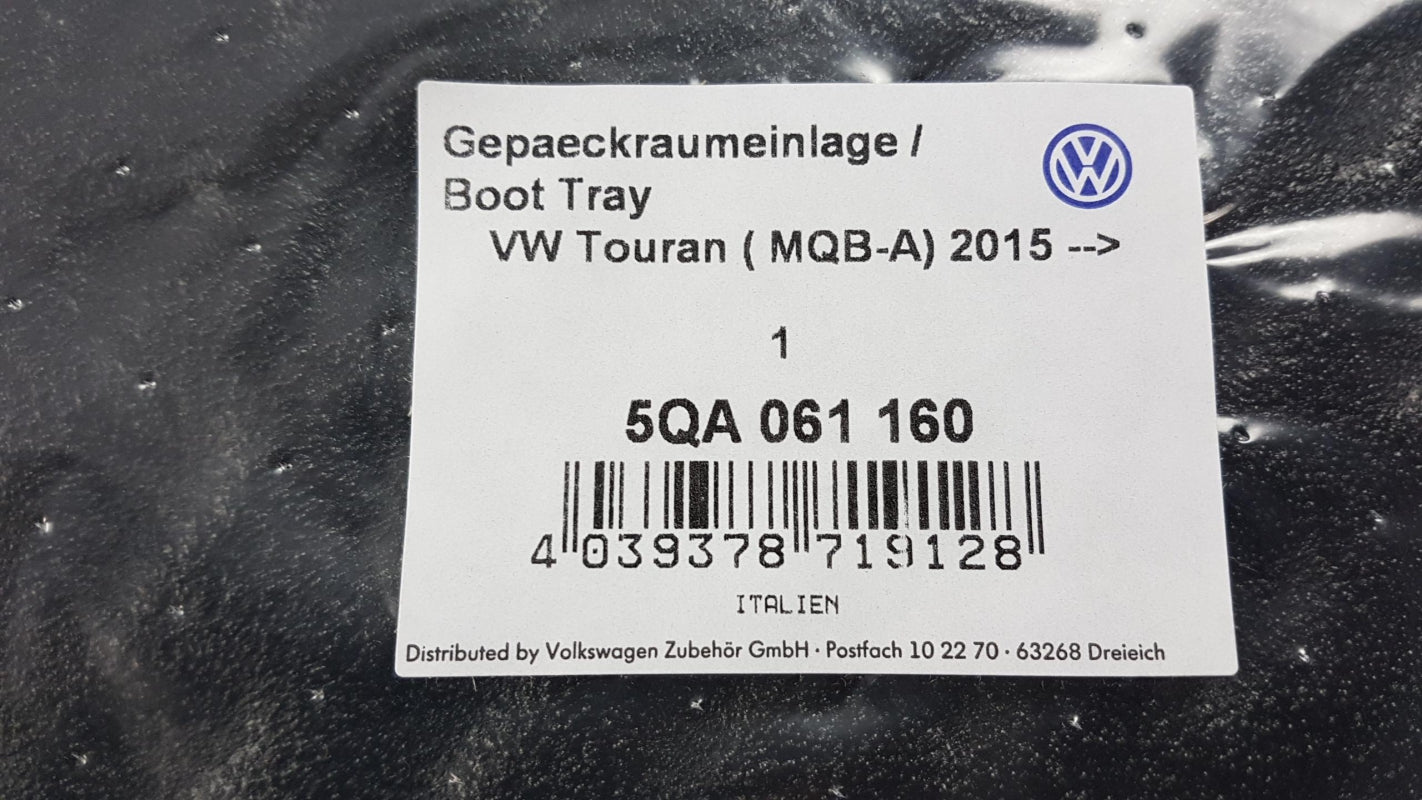 Original OE Volkswagen Gepäckraumwanne 5QA061160