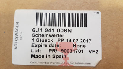 Original SEAT Ibiza 6J '12-'15 Halogen Hauptscheinwerfer rechts 6J1941006N