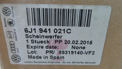 Original SEAT Ibiza '09-'12 Halogen Hauptscheinwerfer links 6J1941021C