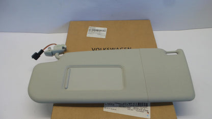 Original VW Polo Mk5 Up! SEAT Mii Sonnenblende perlgrau links 6R0857551K2F4