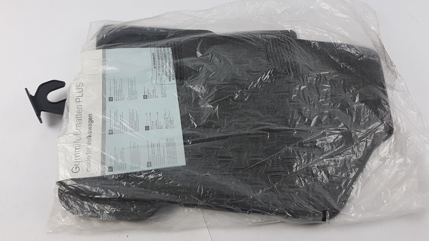Original VW Polo V (6R/6C/61) Fußmattensatz 4 St. Gummi Schwarz 6R1061550041