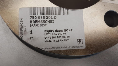 Original VW T5 T6 2E3 Touareg 7L 1LB Bremsscheibe (1 st) 308mm vorne 7E0615301D