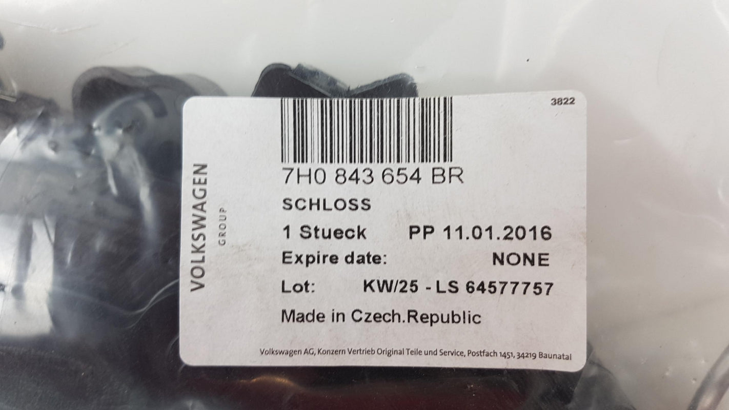 Original OE Volkswagen Türschloss 7H0843654BR