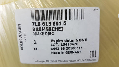 Original AUDI Q7 I VW Touareg I-II Bremsscheibe (1 stück) hinten 7L8615601G