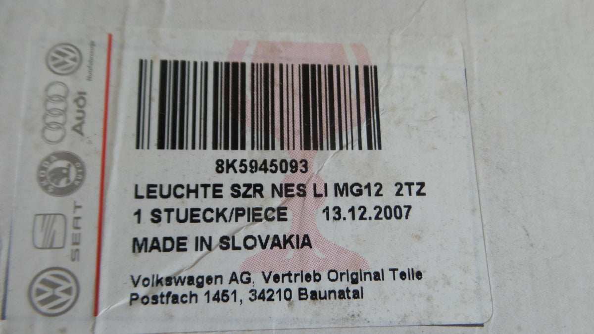 Original AUDI A4 Limousine '08-'12 Schlussleuchte Heckleuchte links 8K5945093