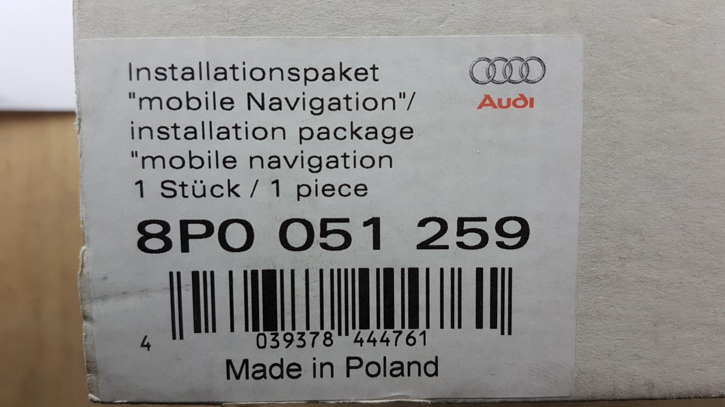Original AUDI A3 II RS3 Einbausatz für Navigationssystem 8P0051259