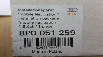 Original AUDI A3 II RS3 Einbausatz für Navigationssystem 8P0051259
