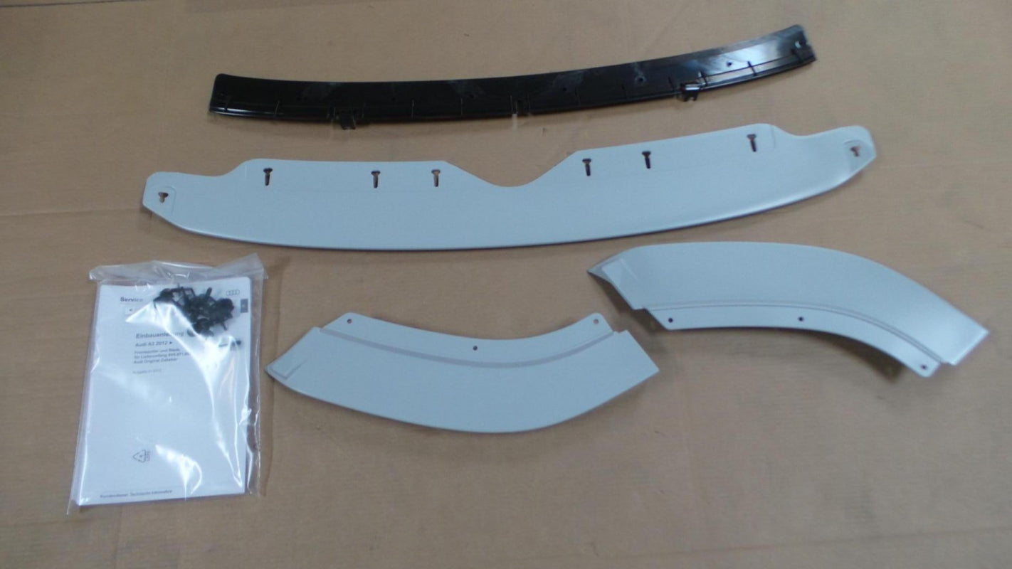 Original AUDI A3 2-door ('13-) front bumper spoiler base 8V00710539AX 
