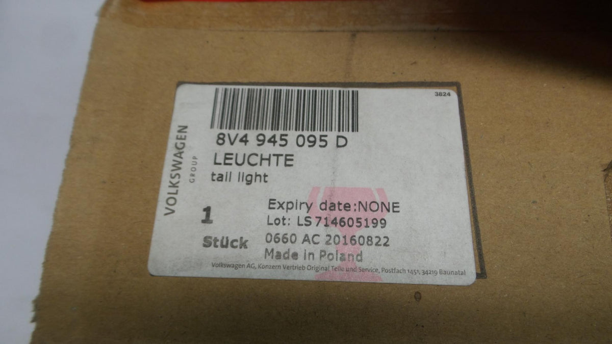 Original AUDI A3 S3 '13-'16 LED-Schlussleuchte Heckleuchte links 8V4945095D