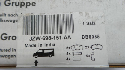 Original VW Crafter '06- Bremsbeläge Bremsklötze Economy Vorne JZW698151AA