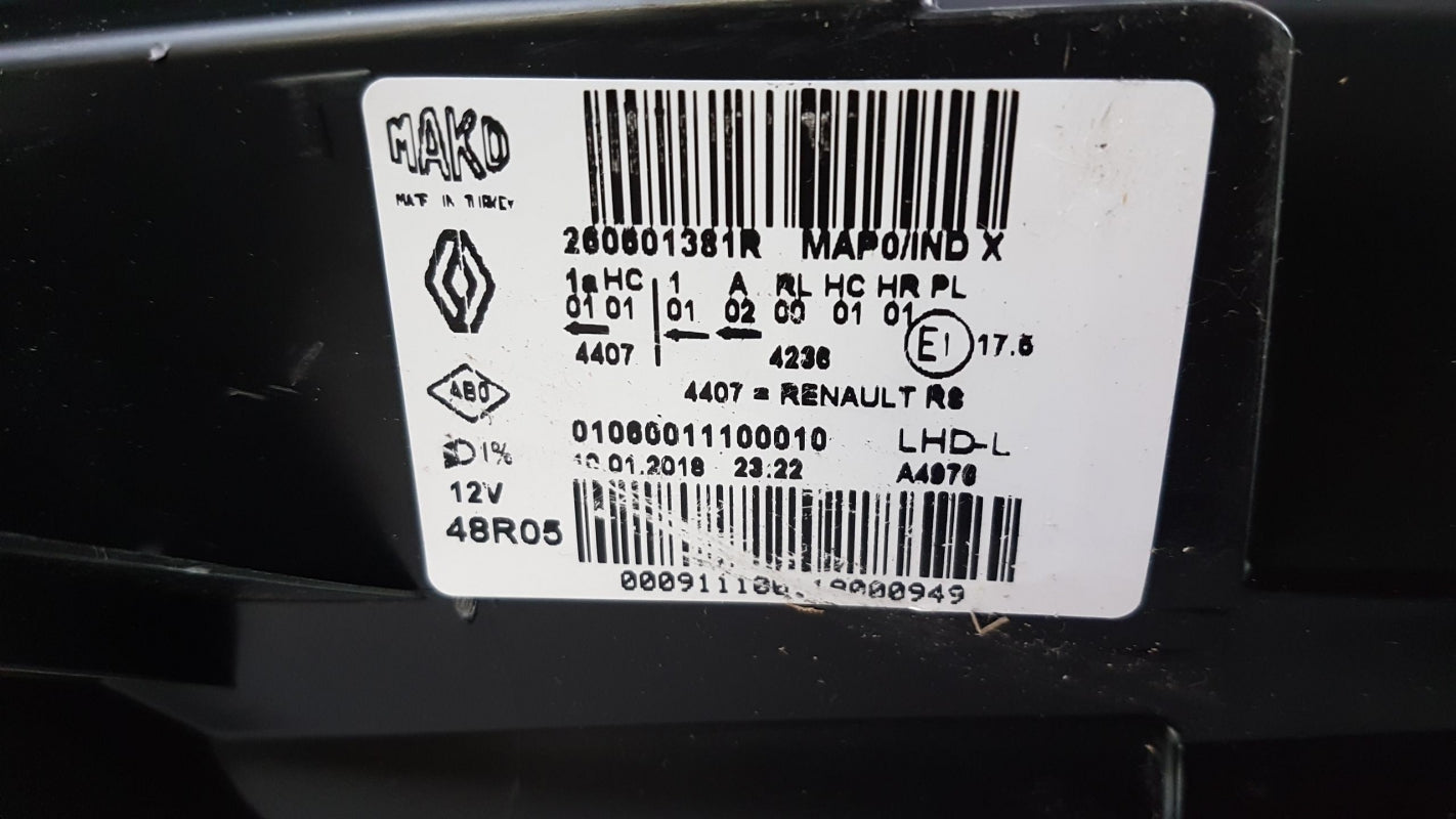 Original RENAULT Clio IV Frontscheinwerfer Scheinwerfer Links 260601381R