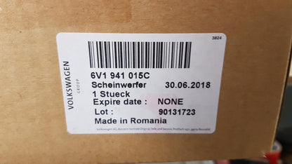 Original SKODA Fabia III (NJ) Scheinwerfer Links 6V1941015C