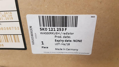 Original VW Jetta VI (5C6) SKODA Superb II (3T) Wasserkühler 5K0121253F