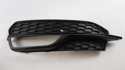 Original AUDI A3 Lüftungsgitter, Stoßfänger Links Schwarz 8V3807681G9B9