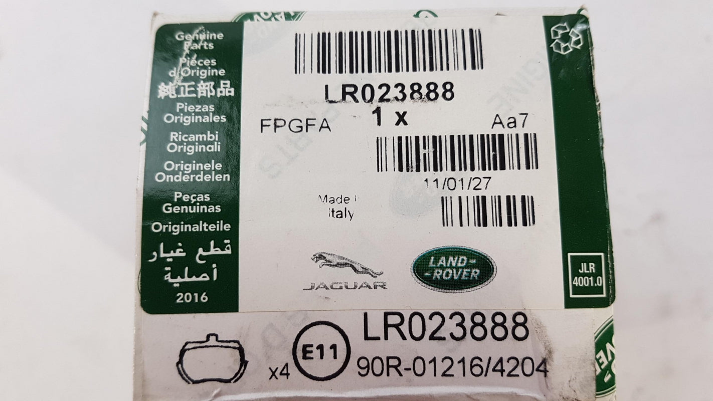Original LAND ROVER Freelander-2 '06-'14 Bremsbeläge Bremsklötze hinten LR023888