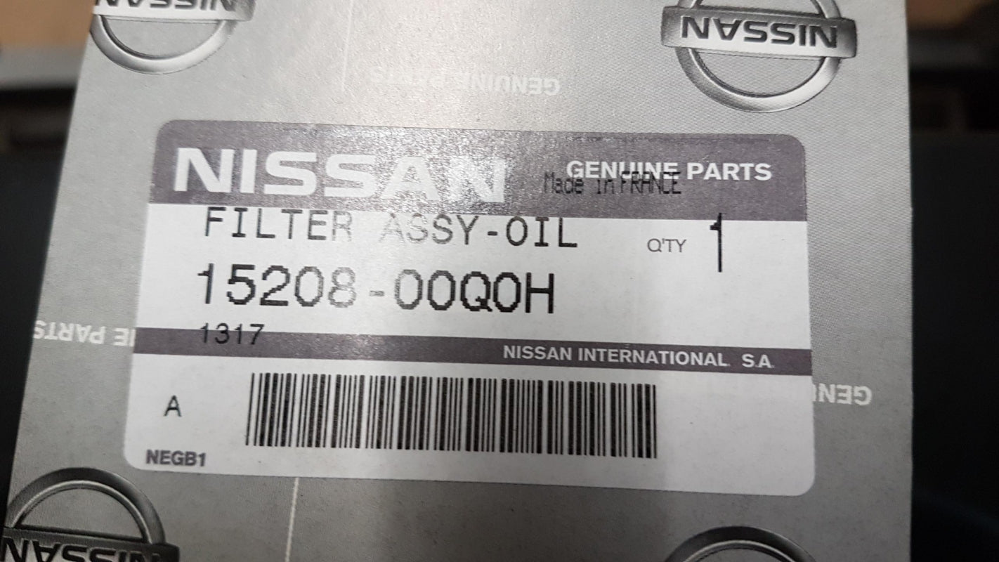 Original OE NISSAN Ölfilter 1520800Q0H