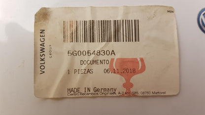 Original OE Volkswagen Aktivierungscode 5G0054830A