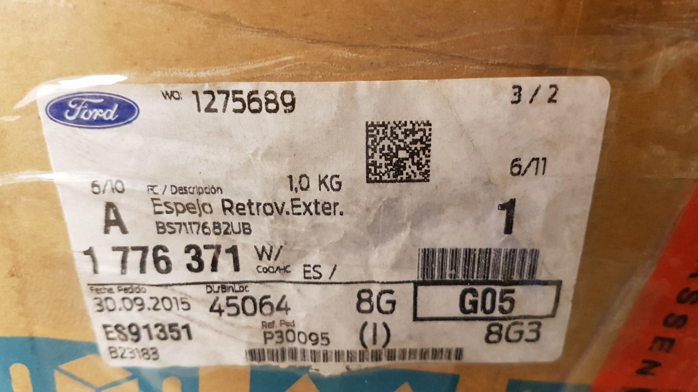 Original FORD Mondeo IV (2007-2014) Spiegel Außenspiegel Rechts 1776371