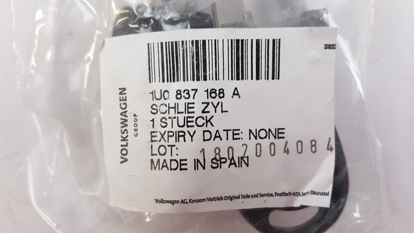 Original VW Bora Golf Mk4 Schließzylinder mit Schlüssel vorne rechts 1U0837168A
