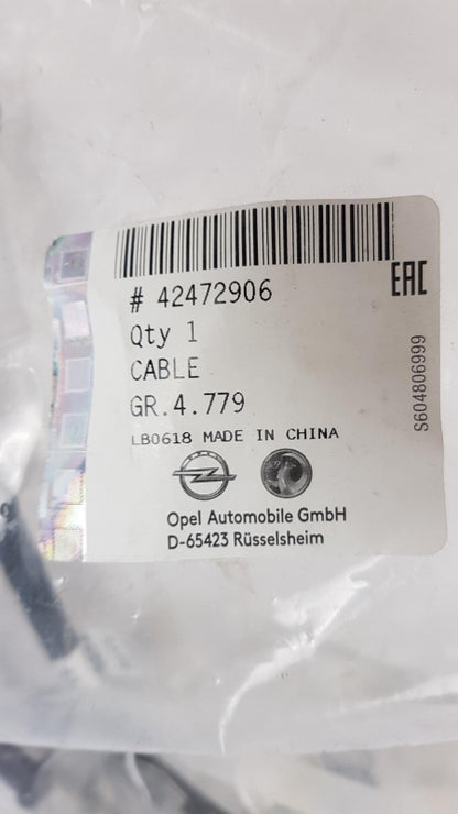 Original OE OPEL Feststellbremse Seilzug 42472906