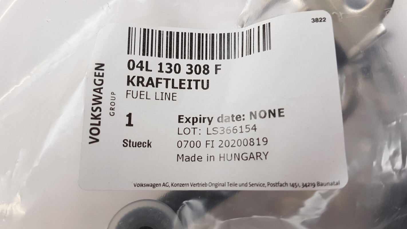 Original OE Volkswagen Kraftstoffleitung Satz 04L130308F