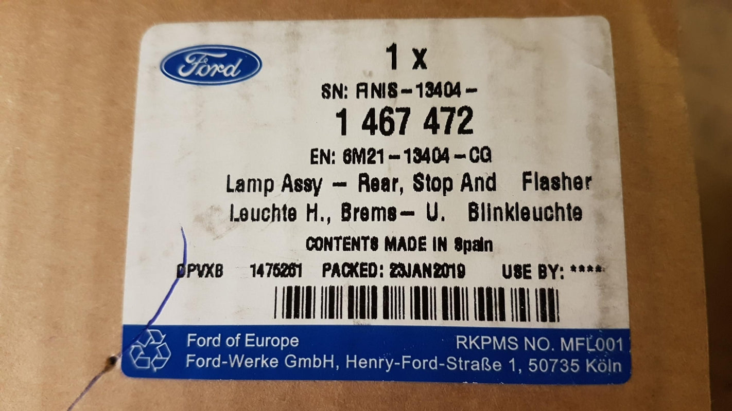 Original OE FORD Heckleuchte 1467472