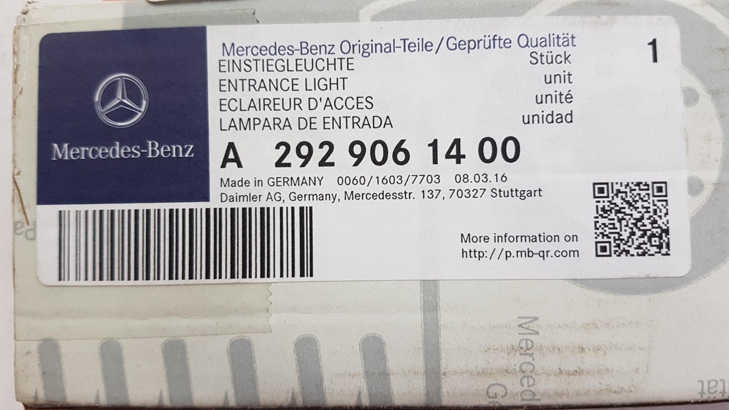 Original OE MERCEDES-BENZ Innenleuchte A2929061400