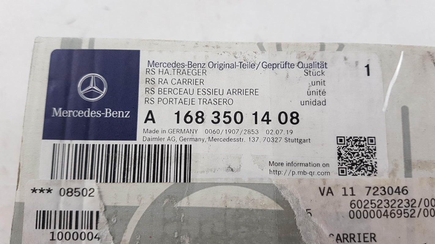 Original OE MERCEDES-BENZ Achsträger Lagerung A1683501408