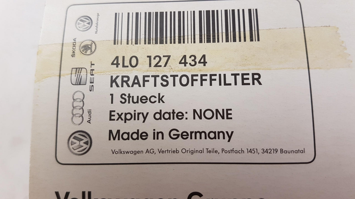 Original AUDI Q7 Kraftstofffilter Dieselfilter mit Dichtung 4L0127434