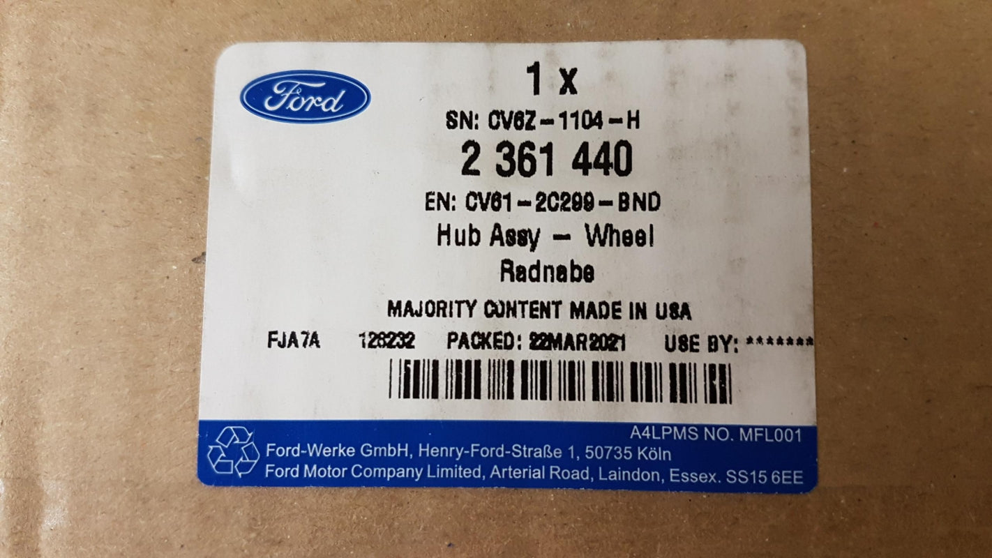 Original FORD Kuga Mk2 2012-2020 Radlagersatz Hinten 2361440