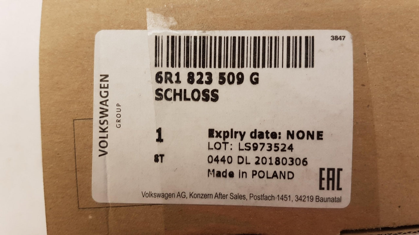 Original OE Volkswagen Motorhaubenschloß 6R1823509G