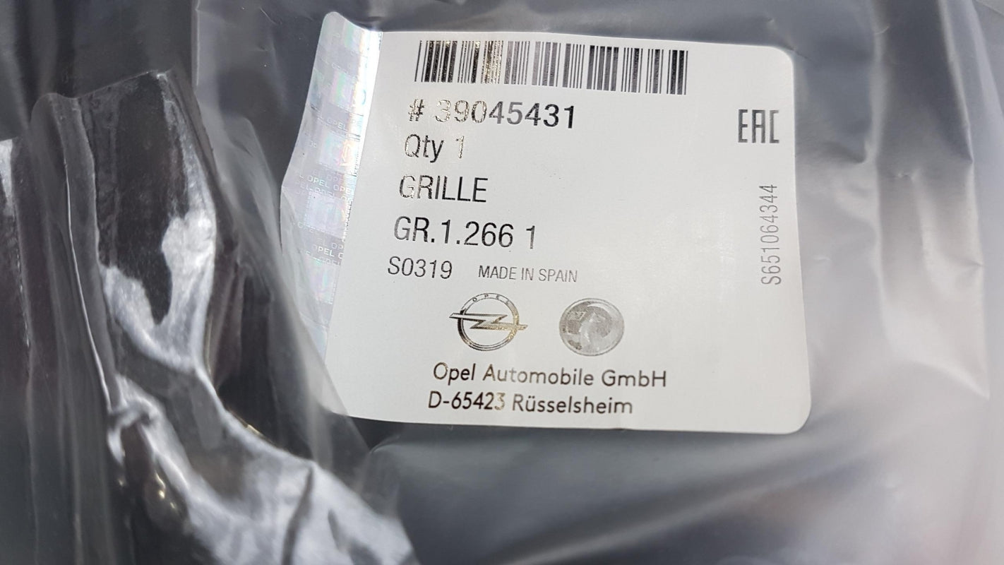 Original OPEL Corsa-E Lüftungsgitter Kühlergitter Kühlergrill Vorne 39045431