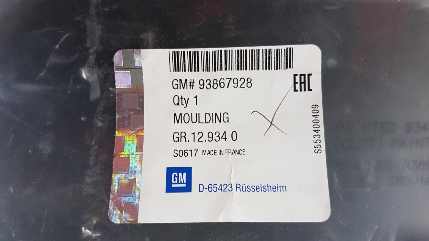 Original OE OPEL Tür Zierleiste 93867928