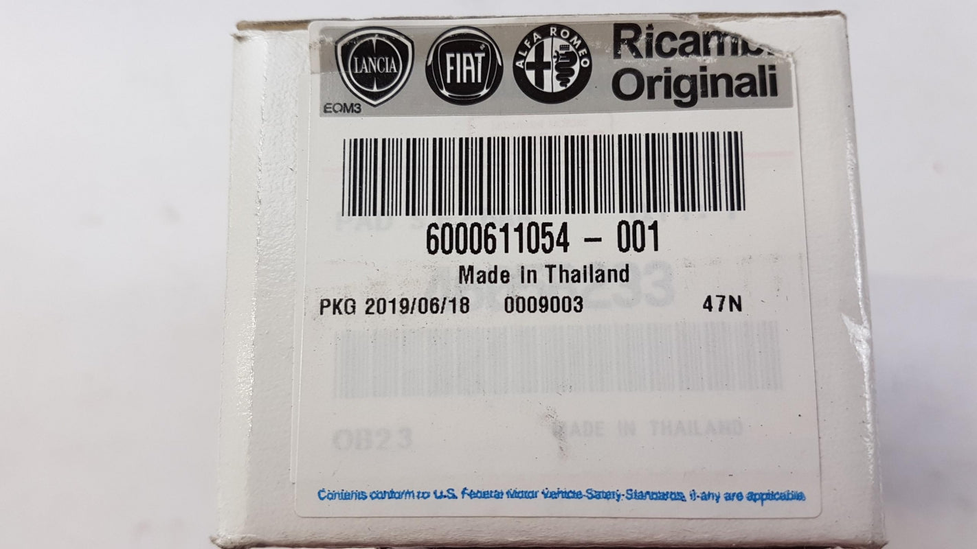 Original OE FIAT Bremsbeläge 6000611054