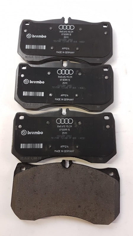 Original AUDI A6 V (2019-) A7 II (2019-) Bremsbeläge Satz Vorne 8W0698151AP