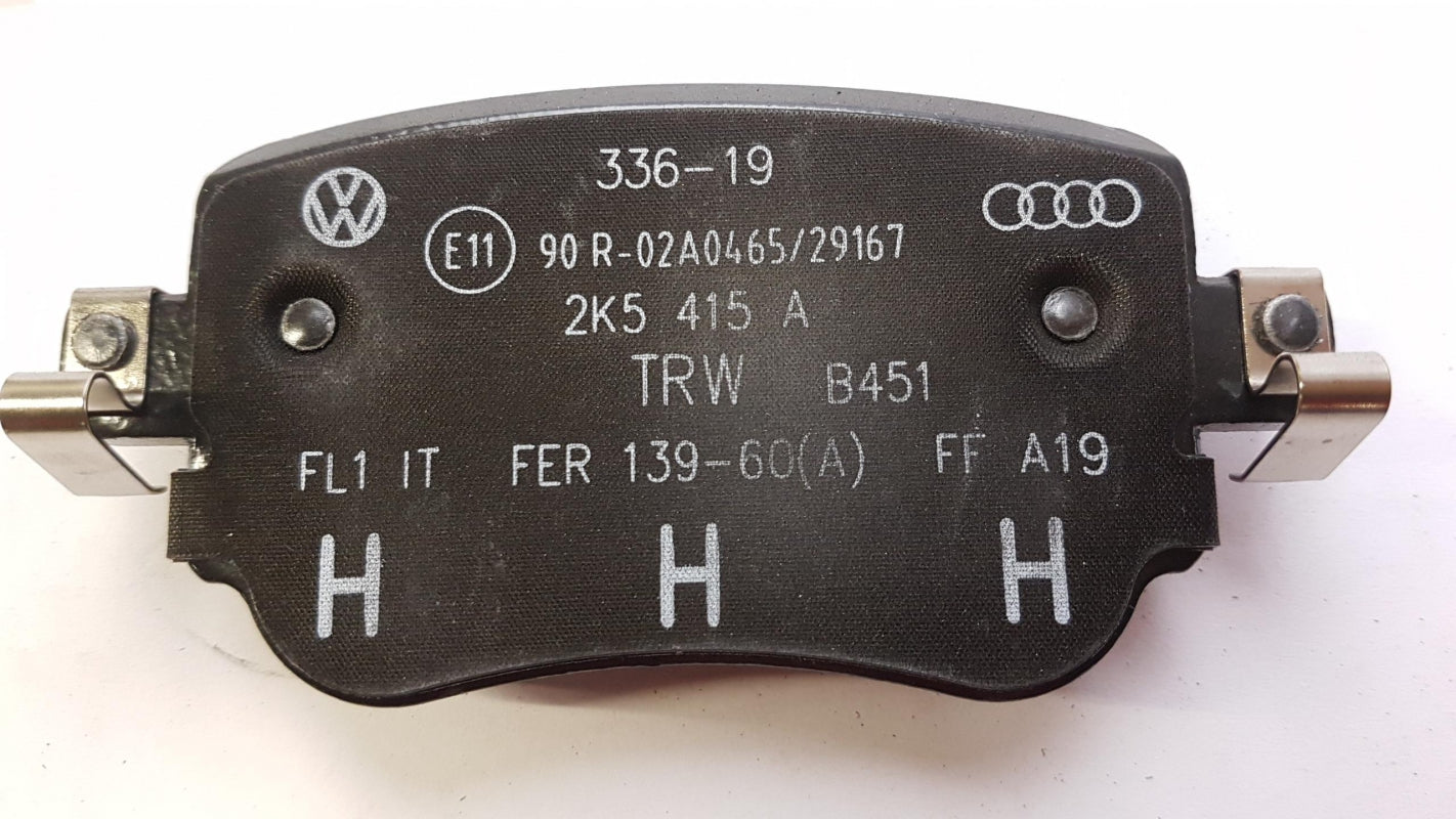 Original OE Volkswagen Bremsbeläge 2K5698451B