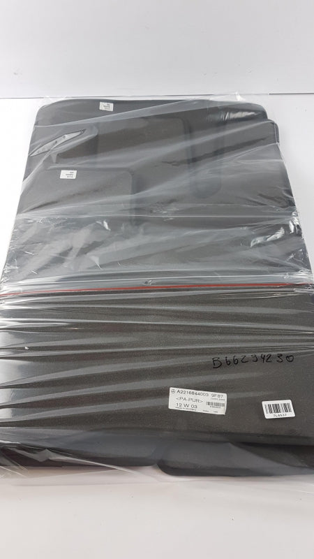 Original MERCEDES-BENZ S-Klasse W221 Fußmattensatz 4-teilig Schwarz B66294230