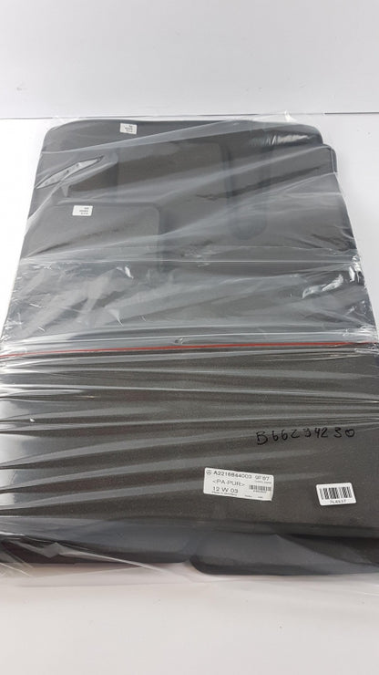 Original MERCEDES-BENZ S-Klasse W221 Fußmattensatz 4-teilig Schwarz B66294230