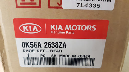 Original OE HYUNDAI/KIA Bremsbackensatz 0K56A2638ZA