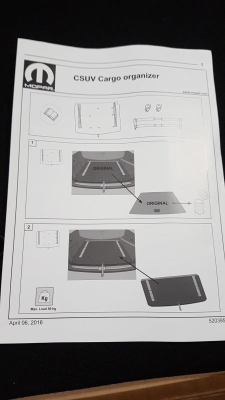 Original OE FIAT Kofferraum Führungsschiene 52039571
