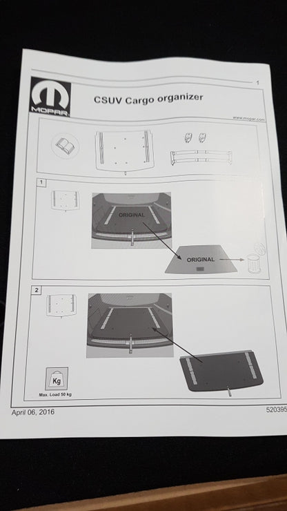 Original OE FIAT Kofferraum Führungsschiene 52039571